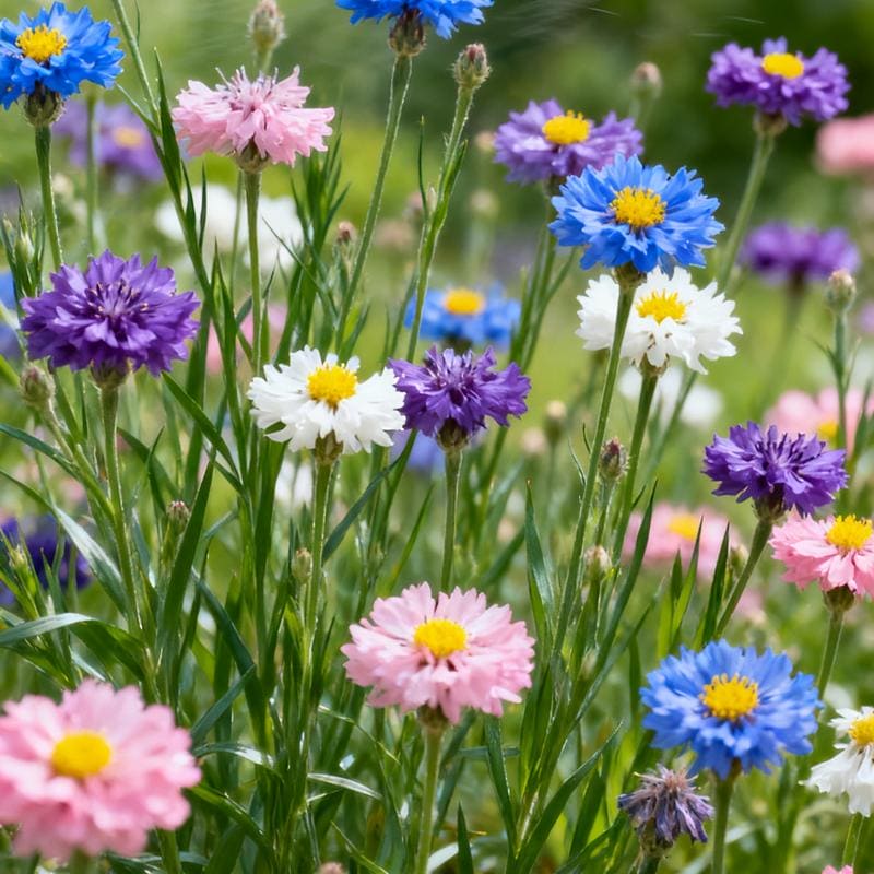 🌱 Graines de Bleuet de Qualité Supérieure – La Fleur Sauvage « Inarrêtable » Qui Pousse Partout